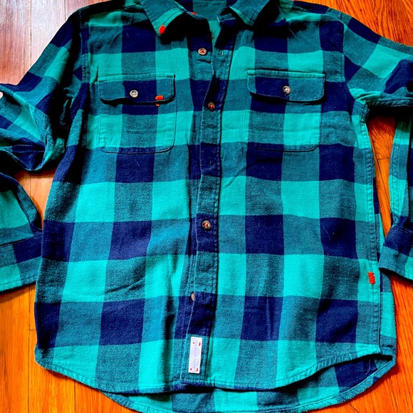 Ugly Dolls Flannel Shirt Hand Stitched One Of A Kind - Picture 2 of 2